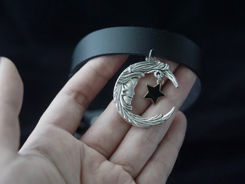 Halloween Dark Gothic Original Handmade Star Moon Choker - TOY-PLU-137601 - Strange Sugar - 42shops