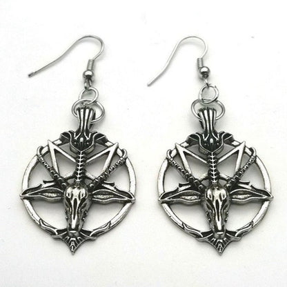 Halloween Dark Gothic Punk Niche Paired with Earrings - TOY-ACC-60811 - Fubaizhili - 42shops