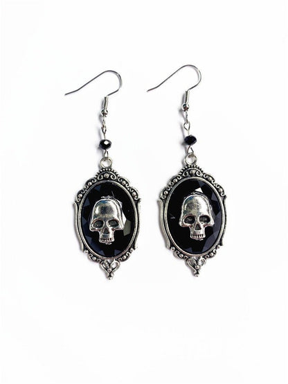 Halloween Dark Gothic Punk Niche Paired with Earrings 21208:623519