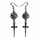 Halloween Dark Gothic Punk Niche Paired with Earrings - TOY-ACC-60805 - Fubaizhili - 42shops