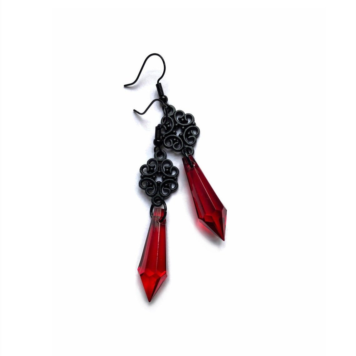 Halloween Dark Gothic Punk Niche Paired with Earrings 21208:623507