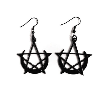 Halloween Dark Gothic Punk Niche Paired with Earrings - TOY-ACC-60801 - Fubaizhili - 42shops