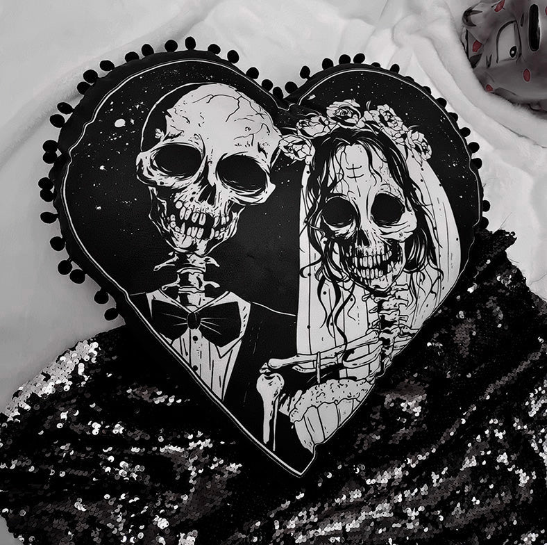 Halloween Dark Gothic Skeletons Skeletons Bride Original Car Pillow - TOY-PLU-138701 - Haiguhui - 42shops