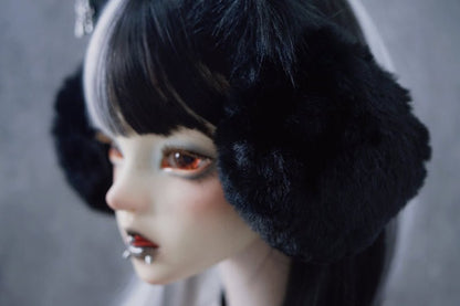 Halloween Dark Gothic's Original Handmade Imitation Fur Cat Earmuffs - TOY-PLU-137501 - Strange Sugar - 42shops