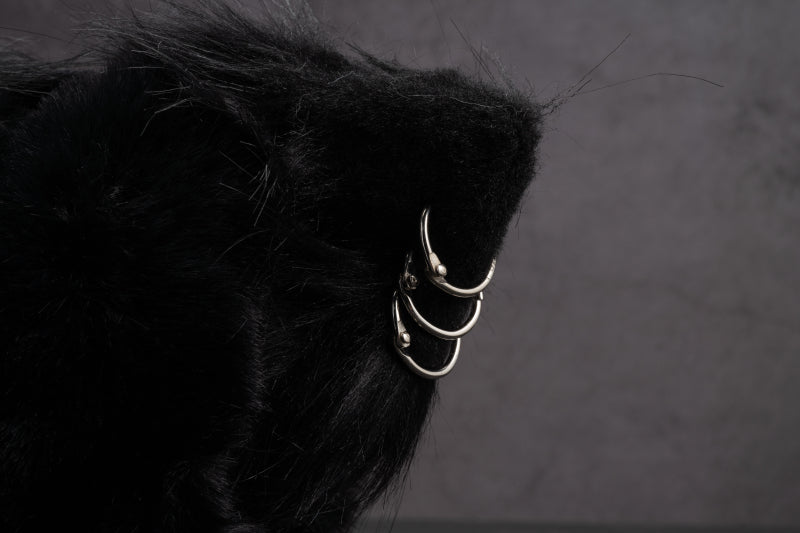 Halloween Dark Gothic's Original Handmade Imitation Fur Cat Earmuffs - TOY-PLU-137501 - Strange Sugar - 42shops