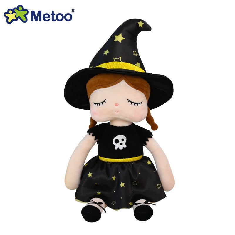 Halloween Decorations Witch Pumpkin Plush Dolls black witch  