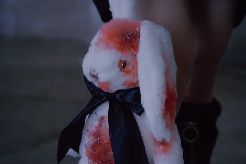 Creepy Bunny Plush Creepy Halloween Doll Soft Halloween Toys