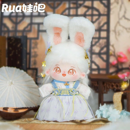 Hanfu Doll Clothes Wisteria and Peach Cotton Doll Dress 18606:419823