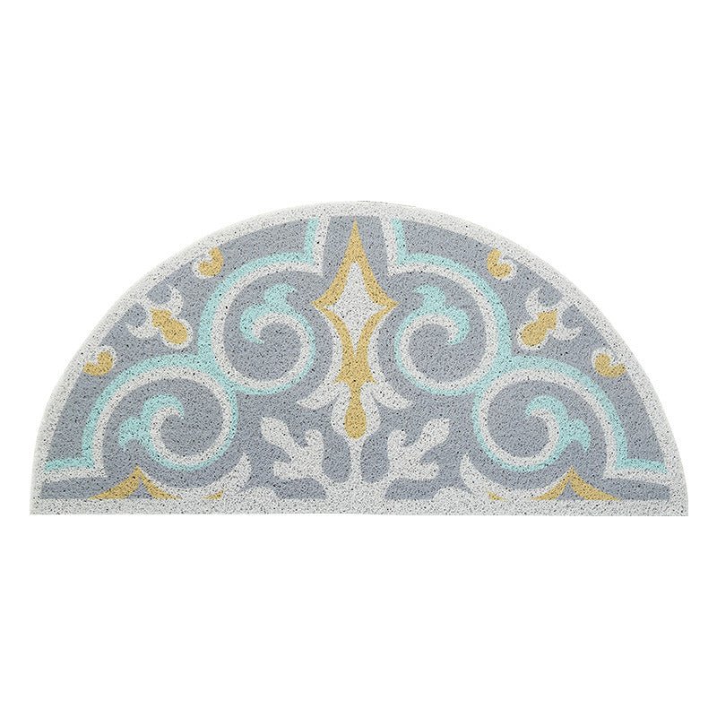 INS Concise and Fresh Style Half Round Entry Floor Mat - TOY-PLU-107909 - Shantoudajiang - 42shops