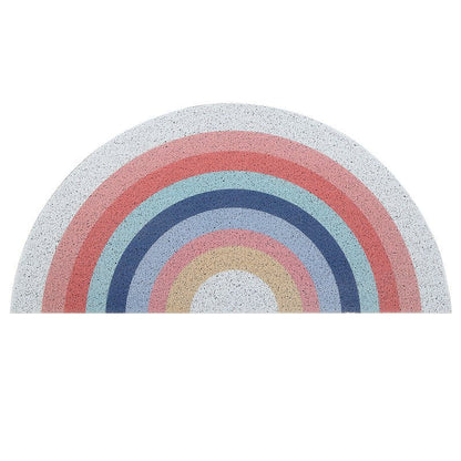 INS Concise and Fresh Style Half Round Entry Floor Mat - TOY-PLU-107901 - Shantoudajiang - 42shops