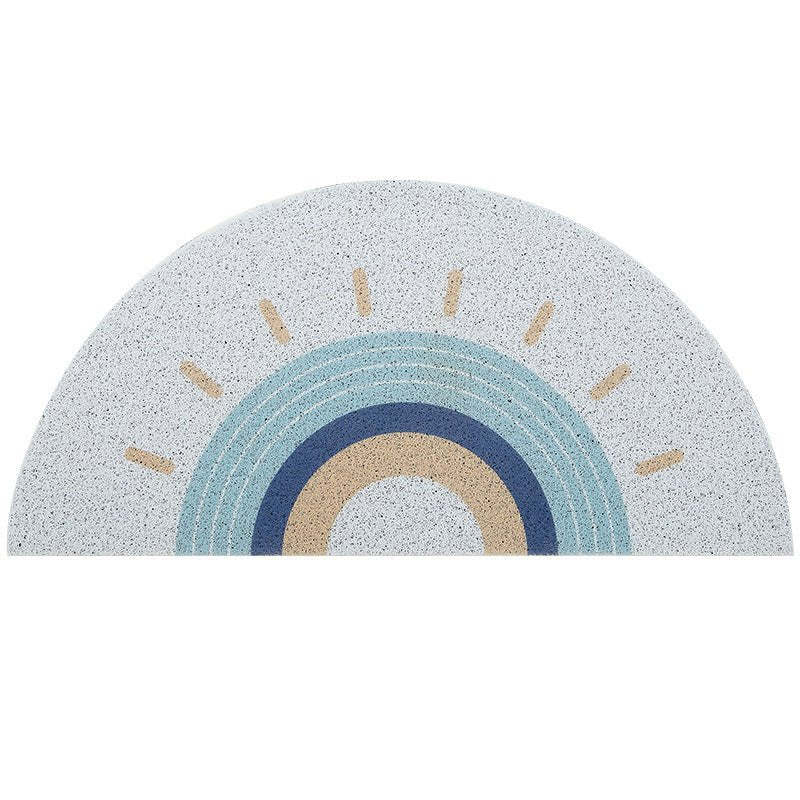 INS Concise and Fresh Style Half Round Entry Floor Mat - TOY-PLU-107903 - Shantoudajiang - 42shops
