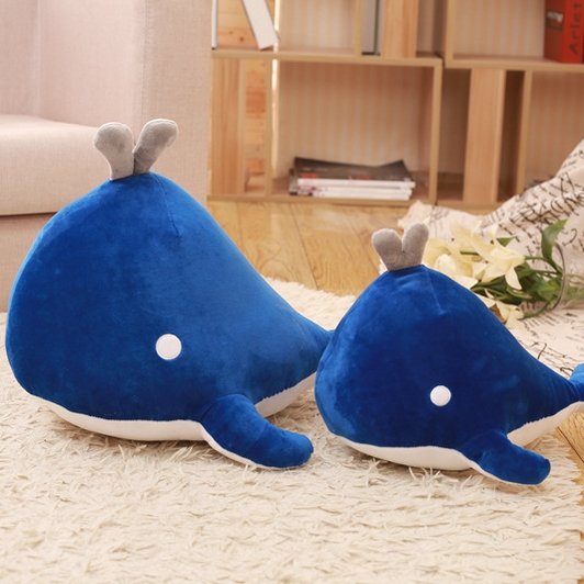 Japan Cartoon Blue Whale Plush Toy - TOY-PLU-98001 - Yangzhouyuanlong - 42shops