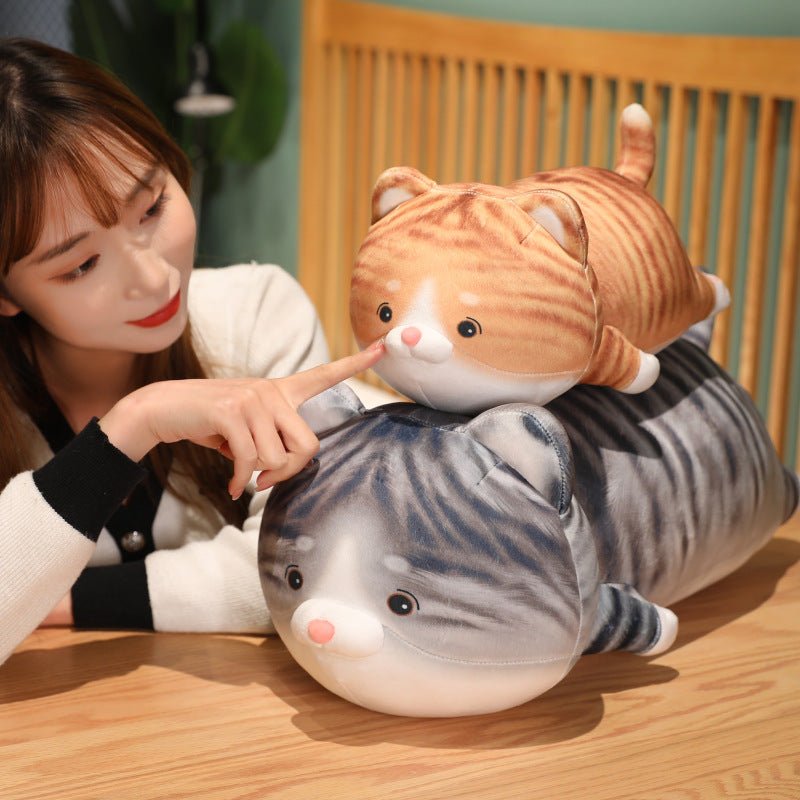 Kawaii Stuffed Cat Toy Doll Hugging Bed Pillow - TOY-PLU-67201 - Yangzhou kaka - 42shops