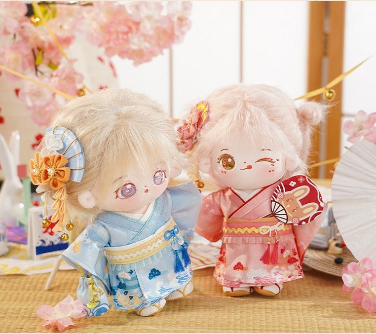Kimono Pink Blue Black Doll Clothes - TOY-ACC-15801 - omodoki - 42shops
