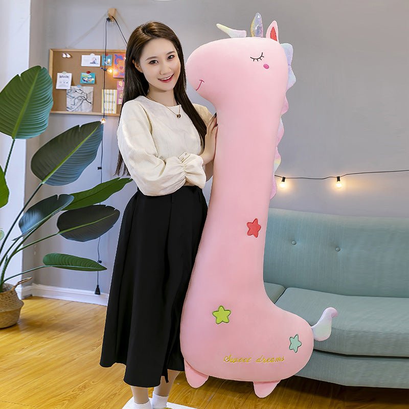 Large Pink Unicorn Stuffed Animal Body Pillows - TOY-PLU-27301 - Baoding jiaou - 42shops