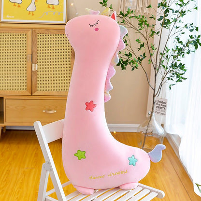 Large Pink Unicorn Stuffed Animal Body Pillows - TOY-PLU-27301 - Baoding jiaou - 42shops