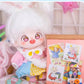 Lavender Dress Lucky Blue White Cat Doll Clothes 20964:419379