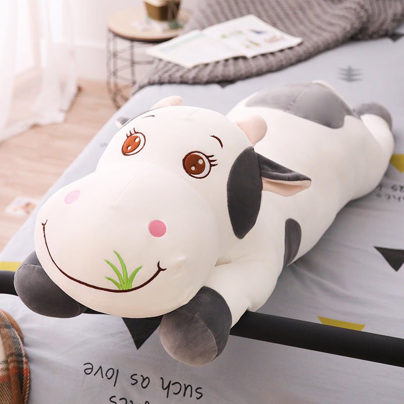 Laying Cow Plush Pillow Multicolor - TOY-PLU-69606 - Yangzhou burongfang - 42shops