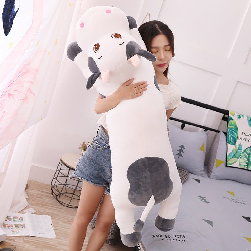 Laying Cow Plush Pillow Multicolor - TOY-PLU-69616 - Yangzhou burongfang - 42shops