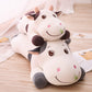 Laying Cow Plush Pillow Multicolor - TOY-PLU-69601 - Yangzhou burongfang - 42shops