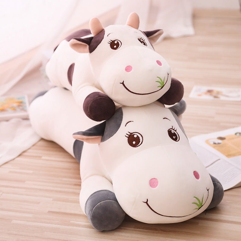 Laying Cow Plush Pillow Multicolor - TOY-PLU-69601 - Yangzhou burongfang - 42shops
