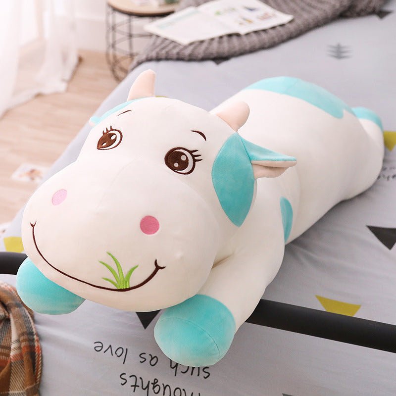 Laying Cow Plush Pillow Multicolor - TOY-PLU-69611 - Yangzhou burongfang - 42shops