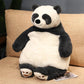 Lazy Tiger Panda Husky Bear Stuffed Animal lazy panda 45 cm/17.7 inches 
