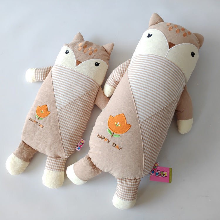 Light Brown Fox Owl Chicken Bear Plush Pillow 6602:404651