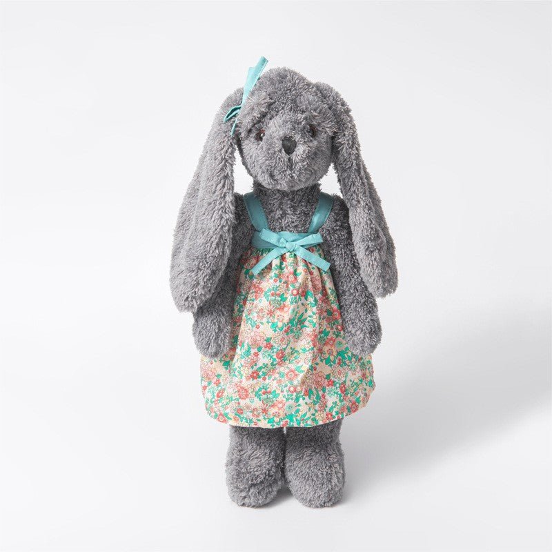 Long Eared Grey Bunny Plush Doll - TOY-PLU-27501 - Xuzhou tianmu - 42shops