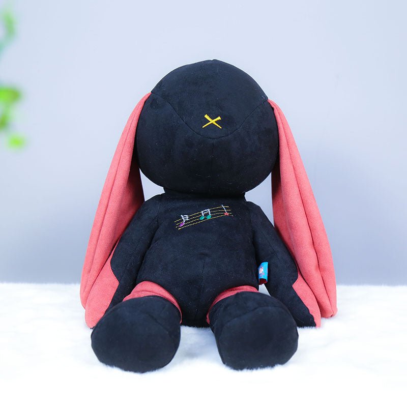 Long Ears Black Bunny Plush Toys red 30 cm/11.8 inches 