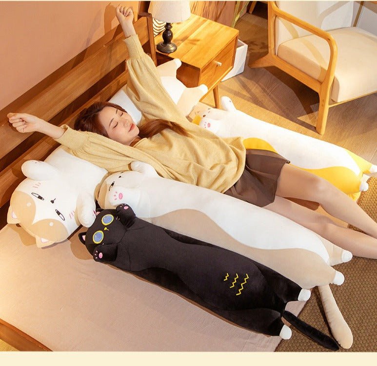 Long Giant Cats Plush Toy Pillow Multicolor - TOY-PLU-69107 - Yangzhou kaka - 42shops