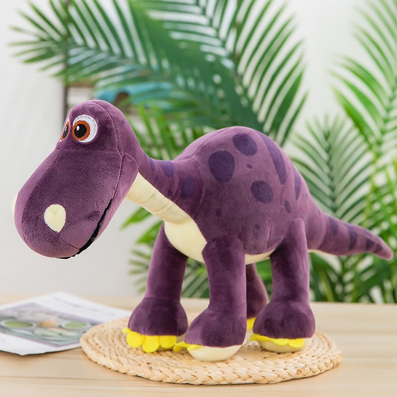 Long Neck Colorful Dinosaur Stuffed Animal purple with spot 30 cm/11.8 inches 