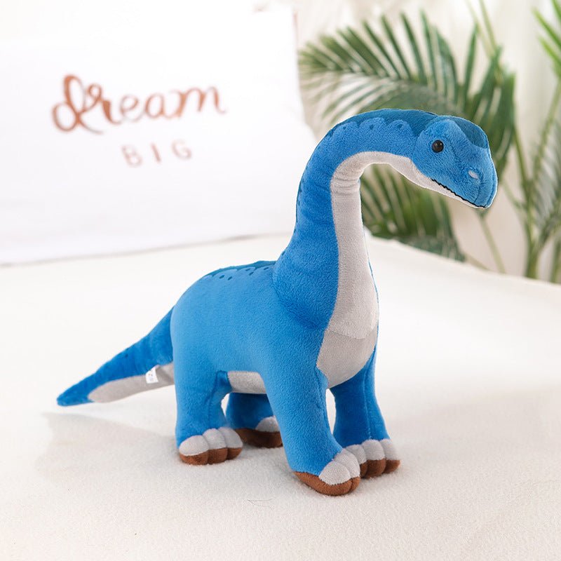 Long Neck Colorful Dinosaur Stuffed Animal blue 30 cm/11.8 inches 