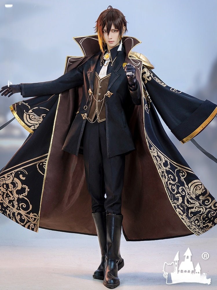 Lost Abyss Rock King Emperor Cosplay Anime Costume Full Set Zhong Li 21470:374565