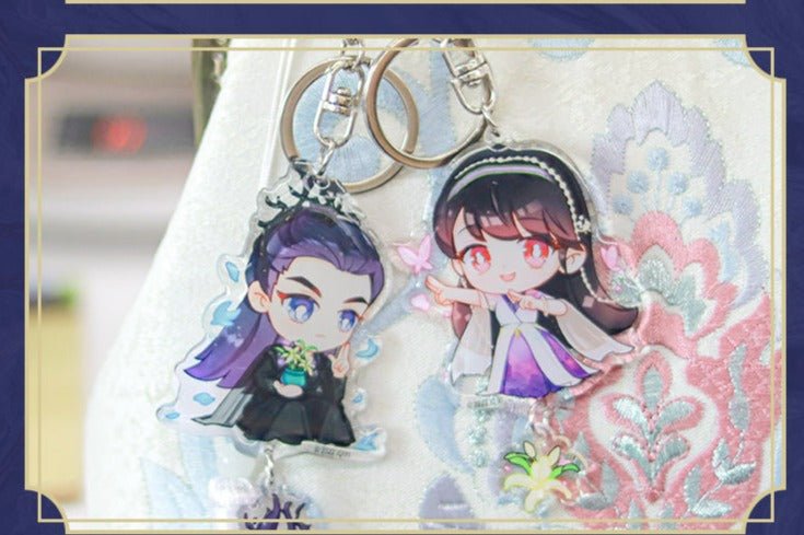 Love Between Fairy And Devil Keychain Badge   