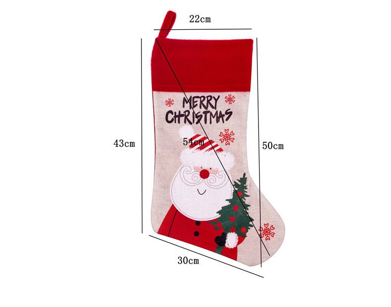Lovely Cartoon Print Christmas Stocking - TOY-PLU-24702 - YWSYMC - 42shops