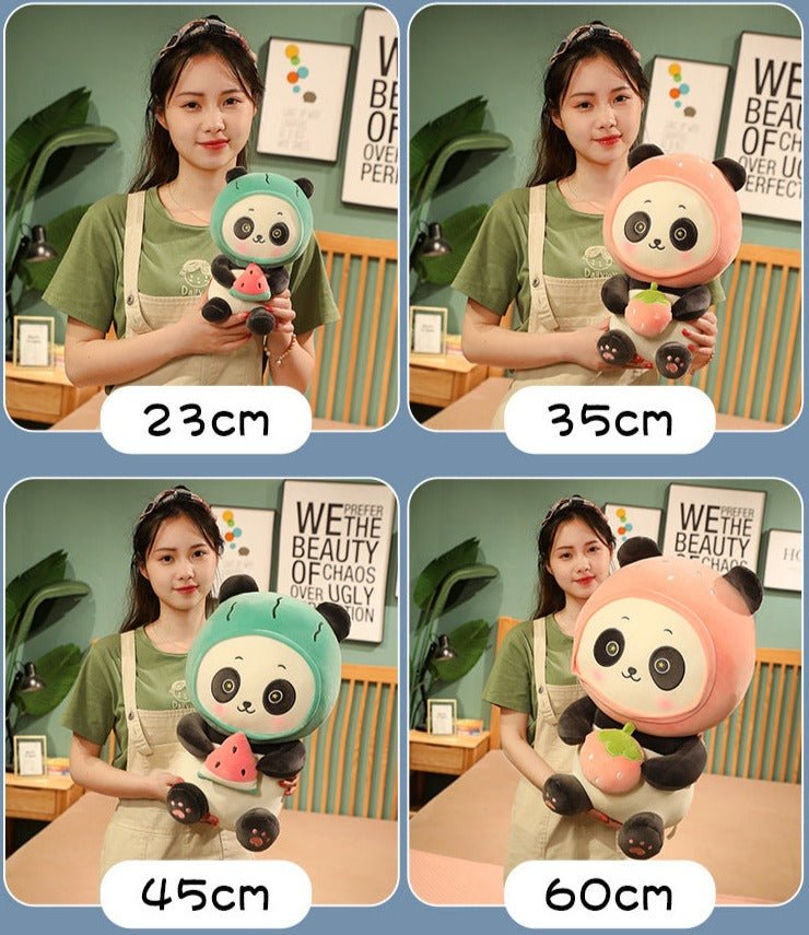 Lovely Fruit Panda Plush Toy - TOY-PLU-96005 - Yangzhoujijia - 42shops