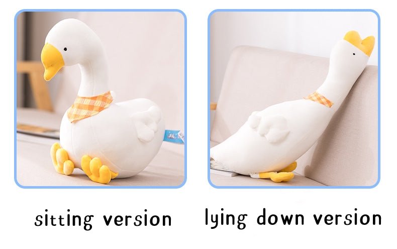 Lovely Sitting and Lying Goose Plush Dolls - TOY-PLU-80006 - Little CuCu - 42shops