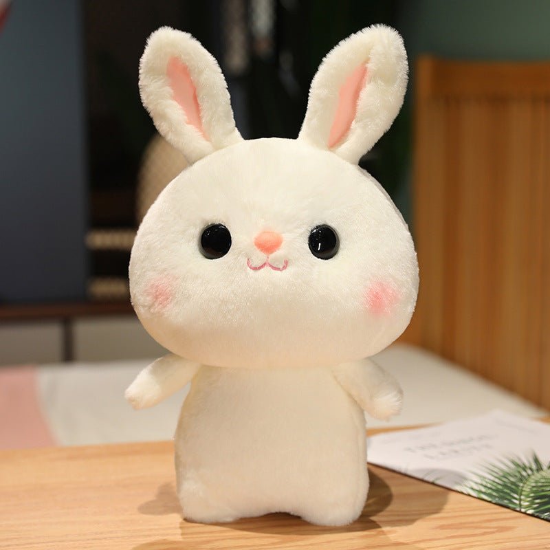 Fluffy White Bunny Plush Toys Stuffed Animals – 42shops