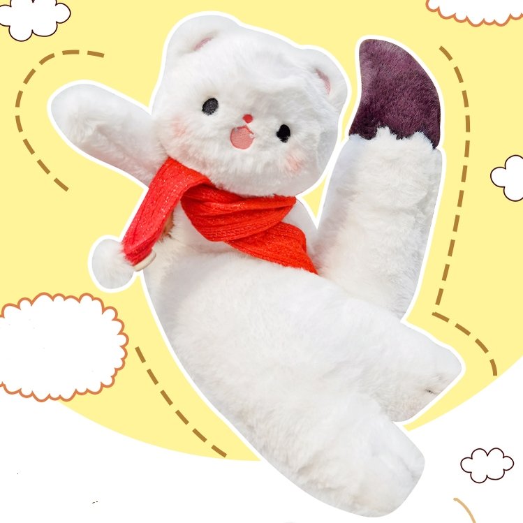 Marsala Mink Cotton Doll Ferret Plush - TOY-PLU-103601 - Forest Animation - 42shops