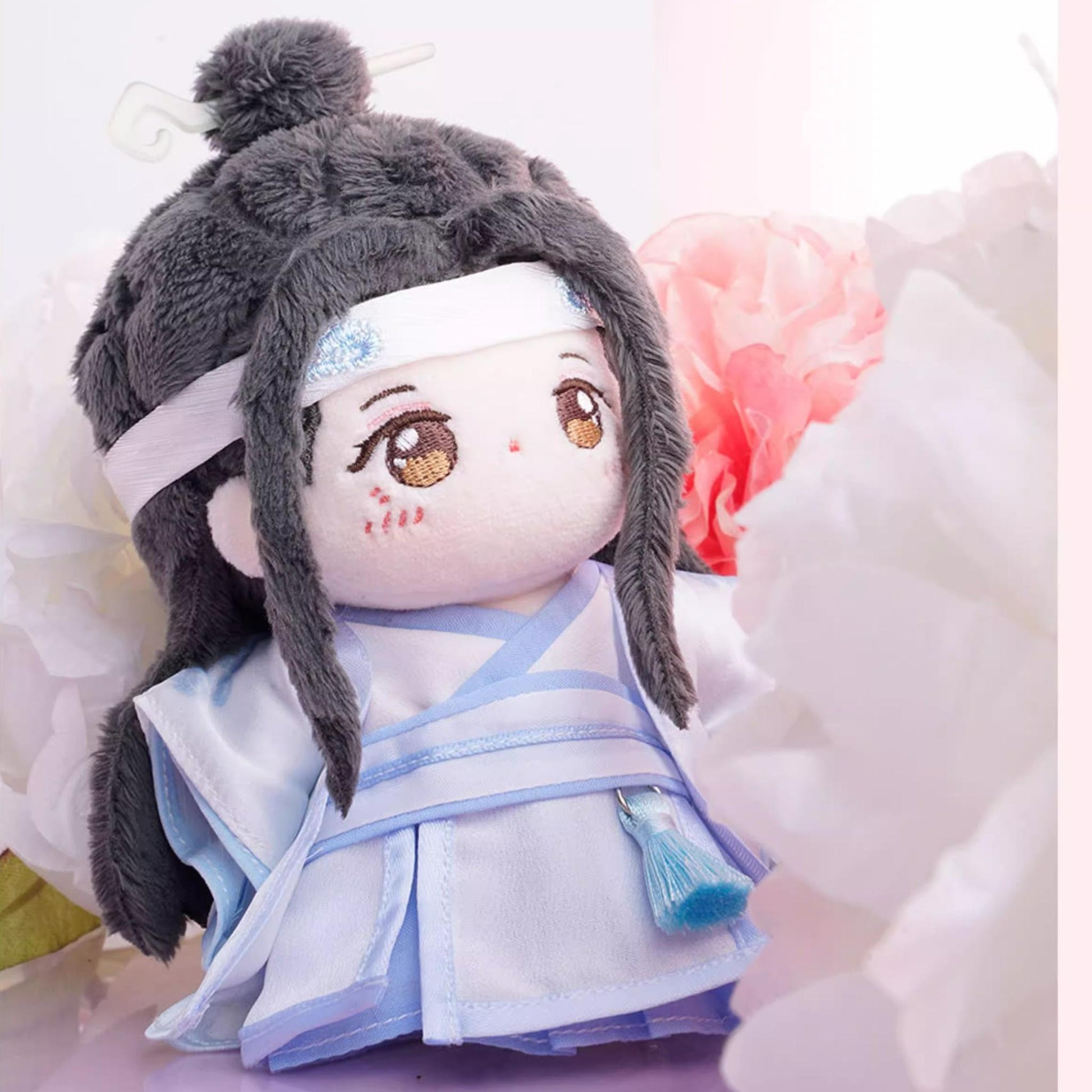 MDZS Cotton Dolls Lan Wangji Wei Wuxian Plush Doll 10cm 33288:443395