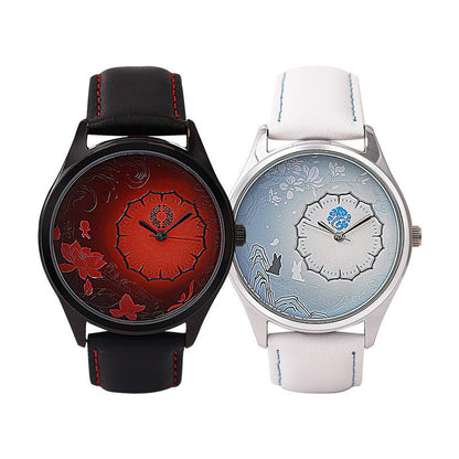 MDZS Dream In Deep Clouds & Song Ends in Lotus Quartz Watch 12392:425601