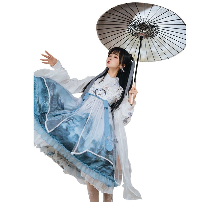 MDZS Lan Wangji Cosplay Costume For Girls 15106:321821