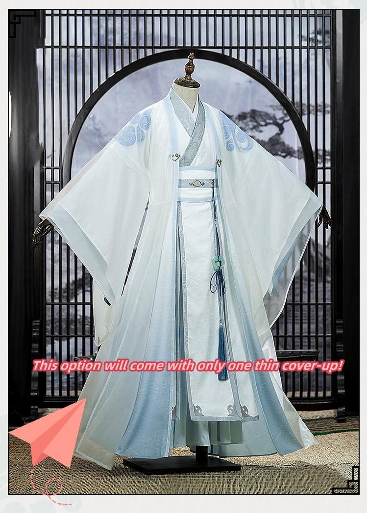 MDZS Lan Wangji Lan Zhan Adult Cosplay Costume