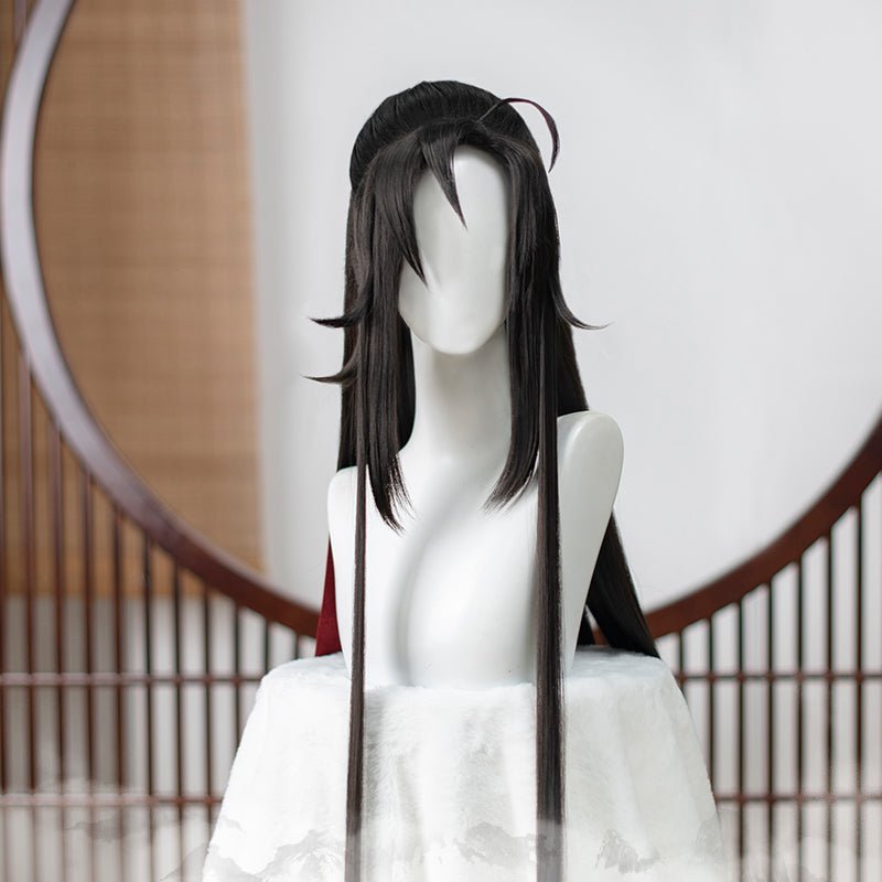 MDZS Wei Wuxian Black Cosplay Wigs With Long Bangs 42shops