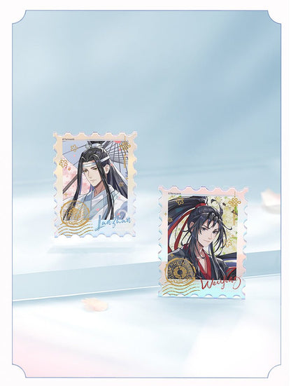 MDZS Wei Wuxian Lan Wangji Spring Flower Feast Acrylic Laser Stamps 18356:315787 18356:315787