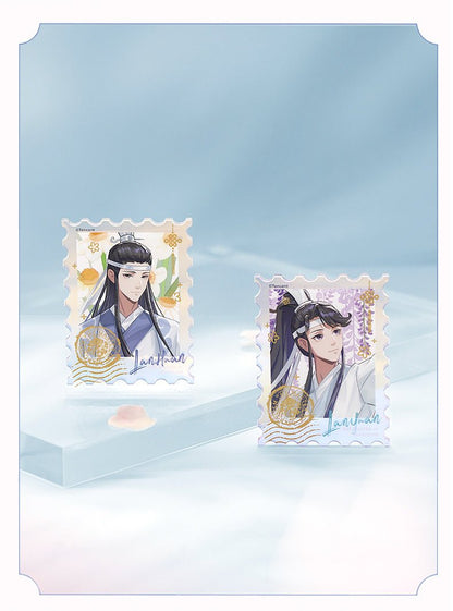 MDZS Wei Wuxian Lan Wangji Spring Flower Feast Acrylic Laser Stamps 18356:315785 18356:315785