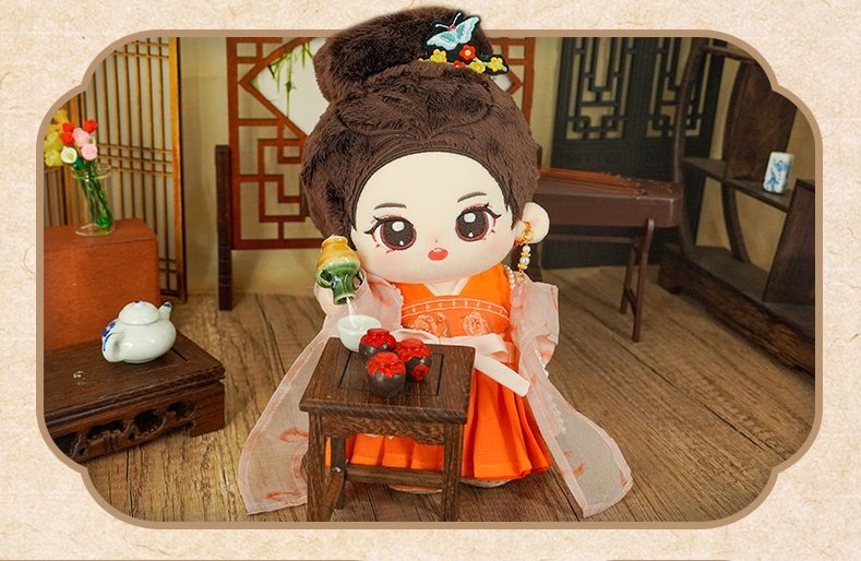 Meng Hua Lu Zhao Pan'er Gu Qianfan Cotton Doll   