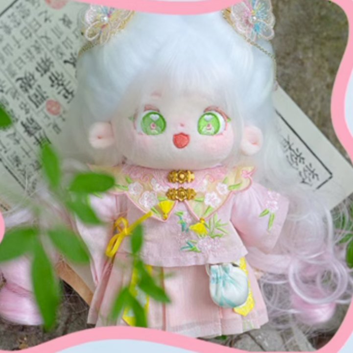 Ming Dynasty Hanfu Pink Ink Doll Clothes Peach Blossom Demon 20962:419419