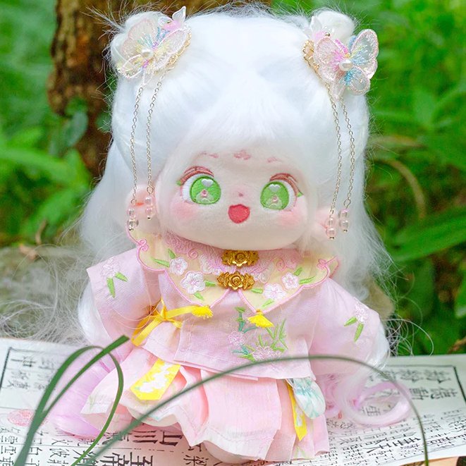 Ming Dynasty Hanfu Pink Ink Doll Clothes Peach Blossom Demon 20962:419405